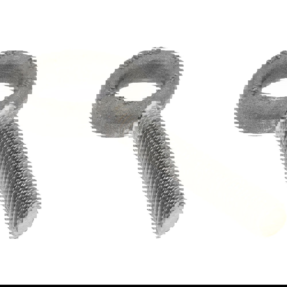 Fixed Lifting Eye Bolt: Without Shoulder, 2,600 lb Capacity, 1/2-13 Thread, Grade C-1035 Forged Steel